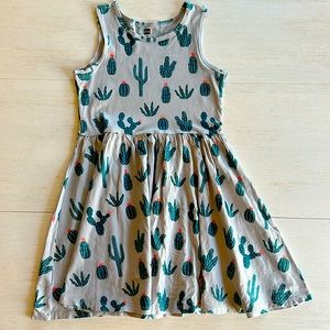 Tea Collection Girls Skirted Tank Dress “Prickly Cactus” Size 10